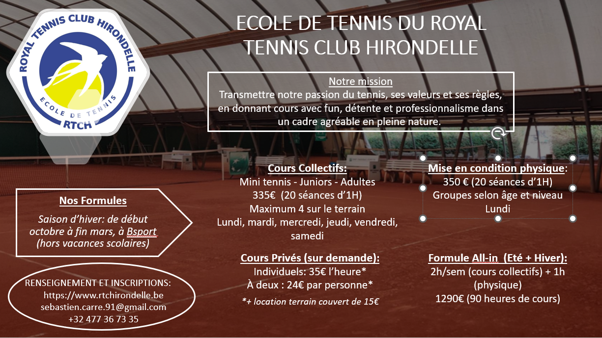 Ecole tennis